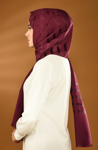 Striped Shawl Purple 13152-13