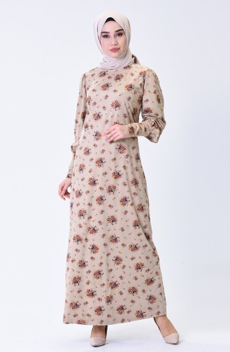 Mink Hijab Dress 1326-01