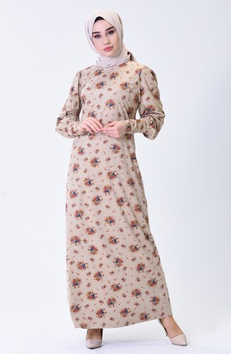 Mink Hijab Dress 1326-01