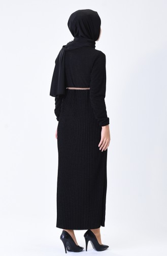 Robe Hijab Noir 1078-02