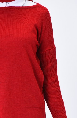 Rot Pullover 0511-01