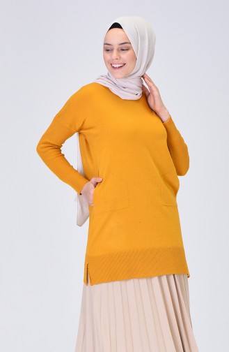 Senf Pullover 0511-03