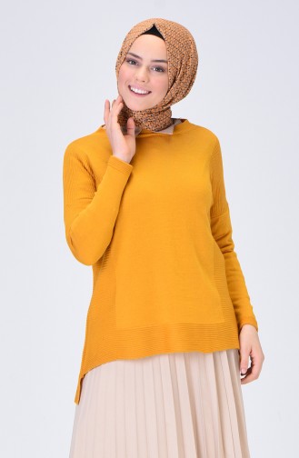 Senf Pullover 0522-03