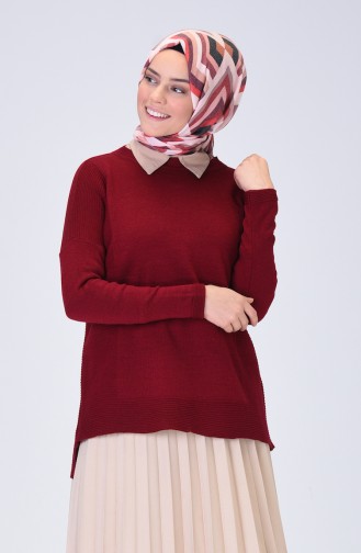Weinrot Pullover 0522-05