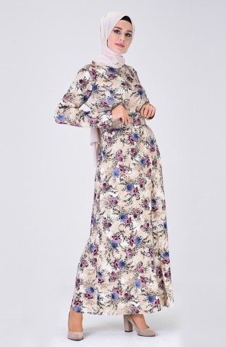 Belted Dress Mink Purple 1327-02