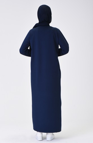 فستان أزرق كحلي 0072-02