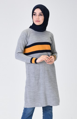 Reglan Kol Tunik 1401-05 Gri 1401-05