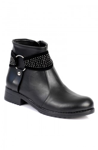 Women´s Staple Boots Black Skin 77505-5