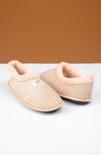 Creme Hausschuhe 300-05