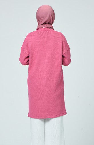 Gilet à Col V Croisé  4185-02 Rose Pâle 4185-02