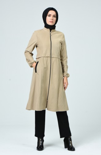 Velvet Cape with Zipper Mink 0026-06