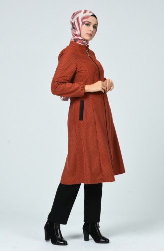 Velvet Cape with Zipper Brick 0026-07