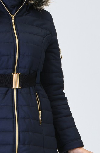 Navy Blue Winter Coat 5128-01