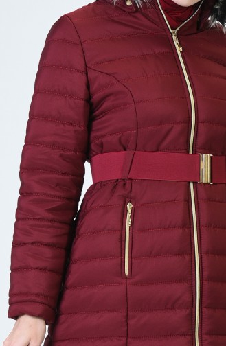 Claret Red Winter Coat 5128-04