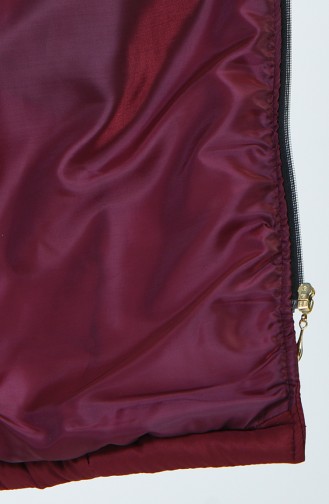 Claret Red Winter Coat 5128-04