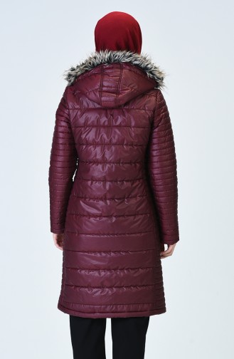 Claret Red Winter Coat 5144-04