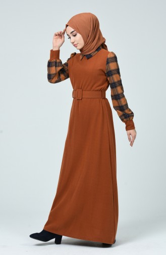 Tan Hijab Dress 81746-04