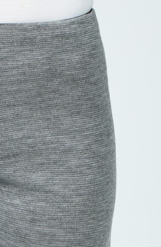 Knitwear wide Leg Pants 0520-04 Gray 0520-04