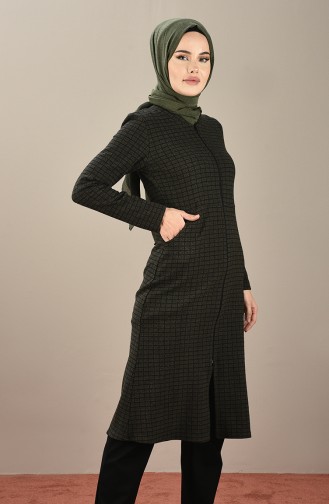 Fermuarlı Kışlık Kap 1629-01 Haki