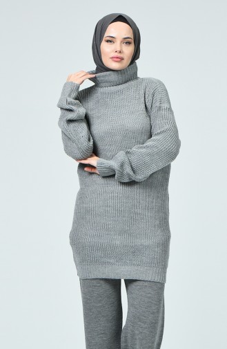 Grau Pullover 1381-05