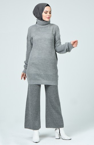 Grau Pullover 1381-05