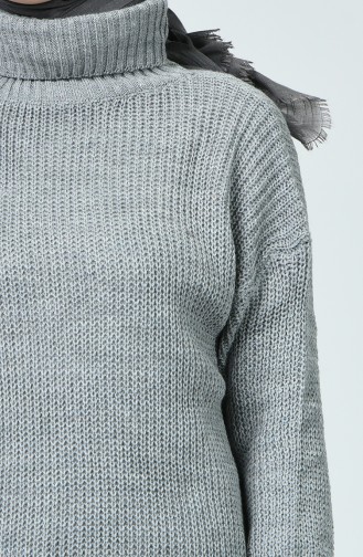 Grau Pullover 1381-05