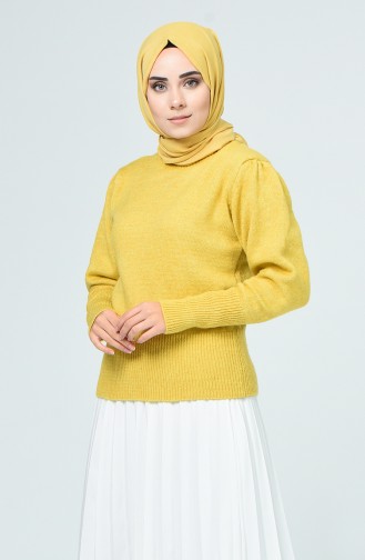 Balon Kol Triko Kazak 7038-06 Hardal 7038-06