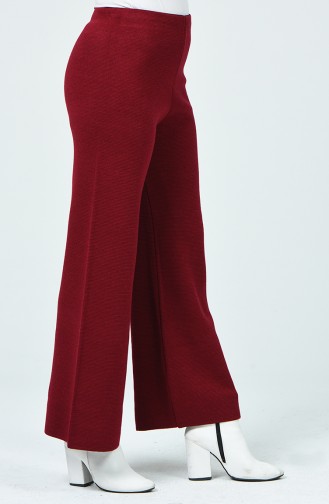 Knitwear wide-leg Trousers 0520-05 Damson 0520-05