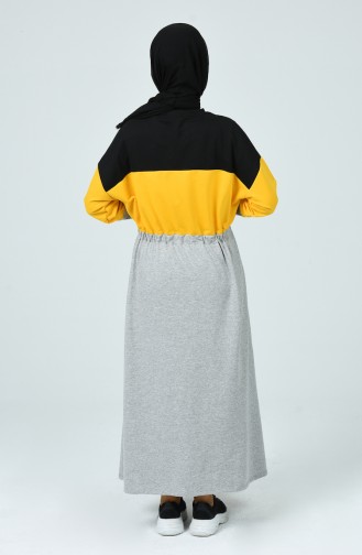 Robe Hijab Gris 0782-04