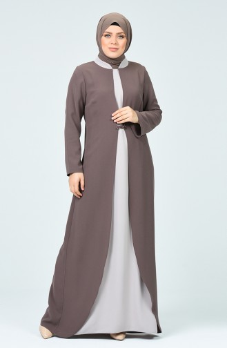 Mink Hijab Dress 1310-01