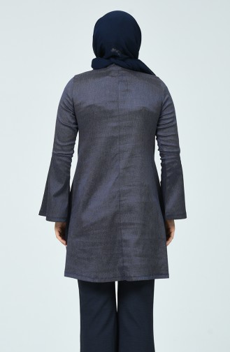 Navy Blue Tuniek 1293-03