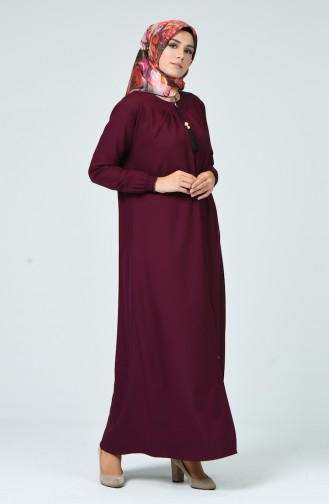 Plum Abaya 2136-03