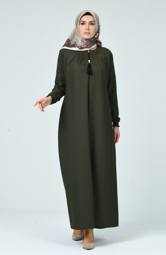 Khaki Abayas 2136-05