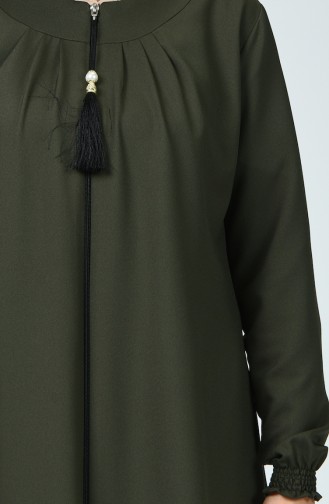 Abaya Plissée 2136-05 Khaki 2136-05