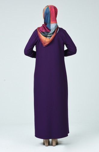 Purple Abaya 2136-08