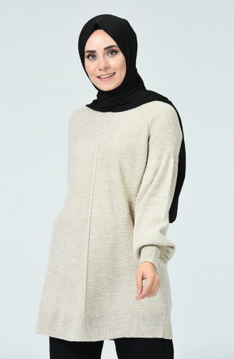 Beige Pullover 7077-01