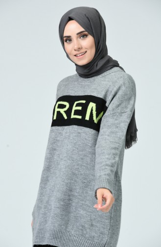 Grau Pullover 7104-01