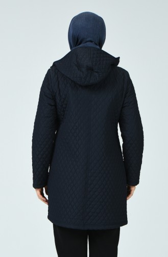 Navy Blue Winter Coat 1062-04