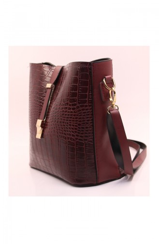 Claret Red Shoulder Bags 12-05