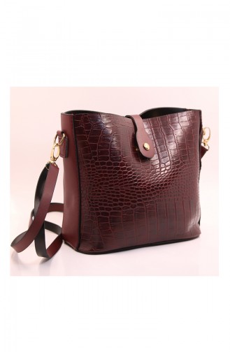 Claret red Shoulder Bag 12-05