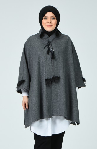 Gray Poncho 6025-03