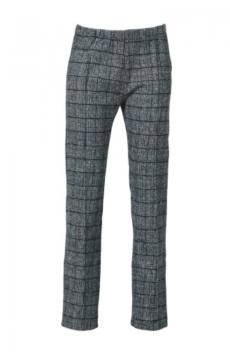 Pantalon Hivernal à Motifs 1014H-01 Gris 1014H-01