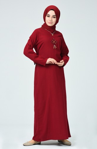 Dunkelblau Hijab Kleider 0065-04