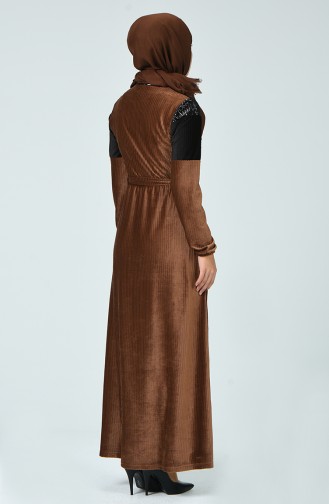 Tabak Hijab Kleider 1252-04