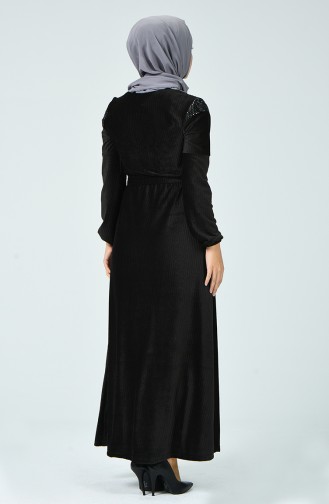 Robe Hijab Noir 1252-05