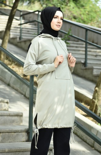 Hooded Sport Tunic Water Green 8092-06