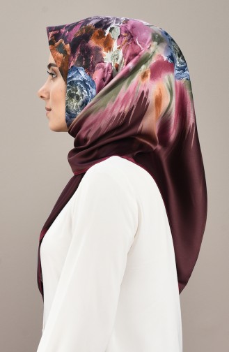 Dark Dusty Rose Hoofddoek 90638-01