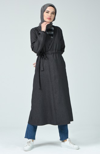 Side Belted Cape Anthracite 0891A-05