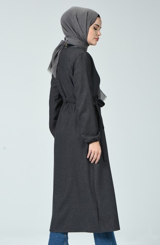 Side Belted Cape Anthracite 0891A-05