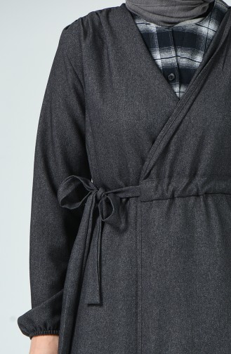 Side Belted Cape Anthracite 0891A-05